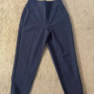 Athleta Dark Blue High-Waisted Pants